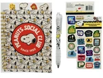 Peanuts Snoopy Social Club Tab Journal, Sticker Sheets & Pen Set Nwt. Fixed Price $18.99.