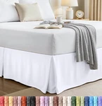 Utopia Bedding Queen Skirt Soft Quadruple Pleated Ruffle Easy Fit With .... Fixed Price $13.89.