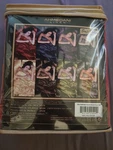 Ahmedani Linen 6 Pc Satin Red Queen Duvet Cover Sheet 4 Pillowcases. Fixed Price $40.00.