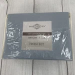 Pointehaven Sheet Set Twin Dusty Blue 100% Cotton Brushed Flannel Soft Solid. Fixed Price $36.99.