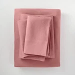 New Casaluna Cal King 100% Washed Hemp Solid 4 Pcs Sheet Set Rose Ecofriendly. Fixed Price $129.97.