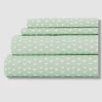 Ienjoy Chic Premium Ultra Soft Pattern 4-PC. Sheet Set, Queen Green. Fixed Price $59.99.