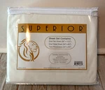 Superior Queen 1500 Series Microfiber Solid Ivory Color Sheet Bed Set 4 Piece. Fixed Price $15.00.