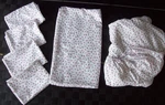 Betsey Johnson Pink Roses 6-PIECE Queen Sheet Set Polyester Microfiber. Fixed Price $22.00.