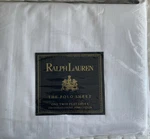 Vtg Ralph Lauren The Polo Sheet Twin Flat White Cotton New. Fixed Price $34.99.