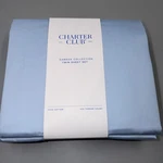 Charter Club Cotton Damask Twin Sheet Set, 550 Thread Count - Light Blue. Fixed Price $30.00.