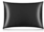 New Momme 100% Silk Natural Mulberry Both Sides Pillowcase Black Standard. Fixed Price $29.95.