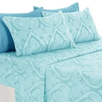 Ultra Soft Wrinkle-free Microfiber Paisley King Sheet Set, Breathable Boho Be.... Fixed Price $37.51.