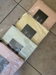 Four Martha Stewart Twin Flat Sateen Sheets Cotton 400TC Peach Yellow Green Pink. Fixed Price $99.00.