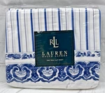 Vtg Ralph Lauren Sheet Porcelain Jonquil Stripe Twin Flat Coastal Grandma New. Fixed Price $44.99.