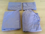 The Big One Cotton Lavender Bed Sheet Set Size Queen 4 Piece. Fixed Price $22.00.