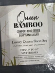 Queen Bamboo Comfort 1800 Series Egyptian Luxury Sheet Set -dark Gray. Fixed Price $71.73.