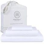 3-PIECE 100% Cotton Twin Xl Sheet Set 16" Deep Pocket White Sateen. Fixed Price $57.85.