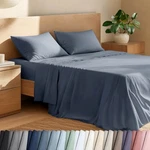 Bare Home 100% Organic Cotton Percale Sheet Set - 300 Thread Count Lightweight. Fixed Price $65.99.