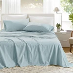 Comfort Spaces 100% Cotton Queen, Breathable, Soft Sheets, Natu.... Fixed Price $49.93.