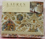 Ralph Lauren Marrakesh Queen Flat Sheet Nip Rug Tile Medallion Print - Retired. Fixed Price $129.95.
