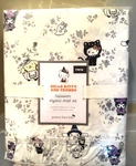 Pottery Barn Kids Hello Kitty Friends Halloween Twin Sheet Set Organic New. Fixed Price $119.95.