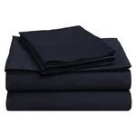 Luxor Impressions 100% Egyptian Cotton Sheet Set 650 Tc King Navy Blue New. Fixed Price $84.99.