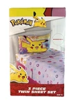 Pokemon Pikachu 3 Piece Twin Size Microfiber Sheet Set Franco Manufacturing. Fixed Price $34.79.
