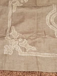 Restoration Hardware Italian Baroque Medallion King Pillow Sham Fog Dune Pattern. Fixed Price $48.99.