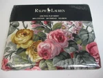 New Rare Ralph Lauren Allison Multi Rose Floral Flat Sheet - Full. Fixed Price $179.99.