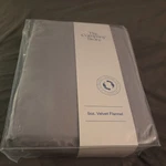The Company Store Full Fitted Sheet Pearl Gray- New Sealed 100% Cotton. Fixed Price $26.00.