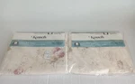 Kenneth Home Fashions Twin Flat Fitted Sheets Carnations Floral Design Usa Vtg. Fixed Price $17.80.