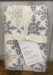 New Pottery Barn Frosty Snowflake Flannel Pillowcases Standard Set Of 2. Fixed Price $24.95.