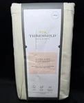 Threshold Twin Ultra Soft Flat Sheet Ivory 300 Thread Count 100% Cotton New. Fixed Price $11.99.