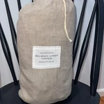 Rh Restoration Hardware Belgian Linen Tipped - 100% Sheet Set Twin. Fixed Price $149.99.