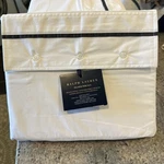 Ralph Lauren Organic Cotton Palmer King Flat Sheet Loft Gray. Fixed Price $59.99.