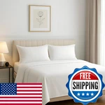 Carressa Linen 100 Egyptian Cotton Sheets California King Size - 1200 Series. Fixed Price $176.26.