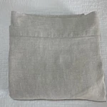Pottery Barn Flax Linen Flat Sheet King Natural Hemstich. Fixed Price $99.99.