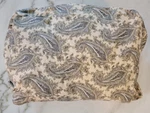 Vintage Ralph Lauren Fitted Sheet W/gray Tan Paisley Design-twin Size 1107. Fixed Price $76.00.