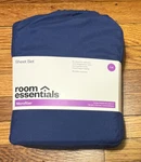 Room Essentials Microfiber Full Sheet Set - Blue!. Fixed Price $19.99.