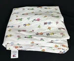 Tommy Hilfiger Hawaiian Hula Girls Flat Sheet Size Full Cotton White Multicolor. Fixed Price $23.88.