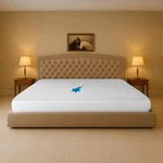 Waterproof Alaskan King 108" Extra Large Bed Mattress Pad Cover, 15" Deep. Fixed Price $90.50.