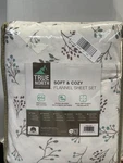 True North By Sleep Philosophy Flannel Sheets King Size, Cozy 100 Cotton. Fixed Price $75.00.