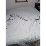 Calvin Klein Home Fitted & Flat Sheet Unisex Queen Light Blue No Pillow Cases. Fixed Price $32.90.