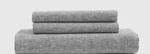 Nwt Quince European Linen Fitted Sheet Set 3 Piece King Charcoal Chambray $144. Fixed Price $109.99.