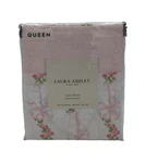 Laura Ashley Queen Sheet Set Floral Ribbon Printed Pink 4PC Cottage Farmhouse. Fixed Price $74.00.