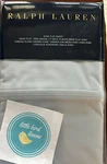 Ralph Lauren King Flat Sheet Oxford Blue 464 Tc Solid Percale New 108" 114. Fixed Price $53.99.