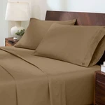 Egyptian Cotton 1000 Thread Count Solid Deep Pocket 4 Piece Bed Sheet Set. Fixed Price $243.00.