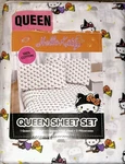 Hello Kitty Sanrio Halloween Witch Broomstick Queen White Sheet Set 4 Piece New. Fixed Price $39.99.