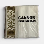 Nip Vtg Cannon Fine Muslin Twin Fitted Sheet 100% Cotton Solid White 72X44. Fixed Price $32.11.