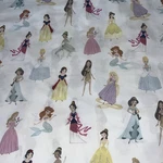 Pottery Barn Kids Disney Princess Organic Cotton Twin Flat& Fitted Sheets 2 Pc.. Fixed Price $35.99.