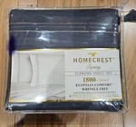 New! Homecrest Luxury Full Size 6 Piece Sheet Set Egyptian Comfort Wrinkle Free. Fixed Price $34.99.