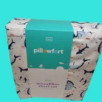 Pillowfort Microfiber Piece Sheet Set Blue/ Twin Sharks New! #4253. Fixed Price $18.99.