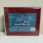 My Pillow Percale Sheet Set Twin Red Wood 74494-01. Fixed Price $34.00.