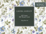 Laura Ashley King Sheet Set Spring Bloom Blue 4PC Purple Yellow Floral Farmhouse. Fixed Price $80.99.